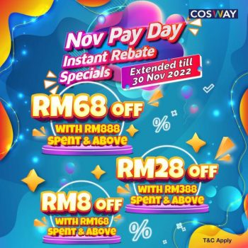 Cosway-PayDay-Instant-Rebate-Promotion-350x350 - Beauty & Health Cosmetics Fragrances Hair Care Johor Kedah Kelantan Kuala Lumpur Melaka Negeri Sembilan Others Pahang Penang Perak Perlis Personal Care Promotions & Freebies Putrajaya Sabah Sarawak Selangor Skincare Terengganu 