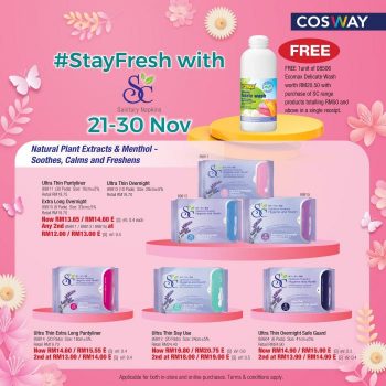 Cosway-Sanitary-Napkins-Promotion-2-350x350 - Beauty & Health Johor Kedah Kelantan Kuala Lumpur Melaka Negeri Sembilan Online Store Pahang Penang Perak Perlis Personal Care Promotions & Freebies Putrajaya Sabah Sarawak Selangor Terengganu 