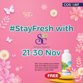 Cosway-Sanitary-Napkins-Promotion-350x350 - Beauty & Health Johor Kedah Kelantan Kuala Lumpur Melaka Negeri Sembilan Online Store Pahang Penang Perak Perlis Personal Care Promotions & Freebies Putrajaya Sabah Sarawak Selangor Terengganu 