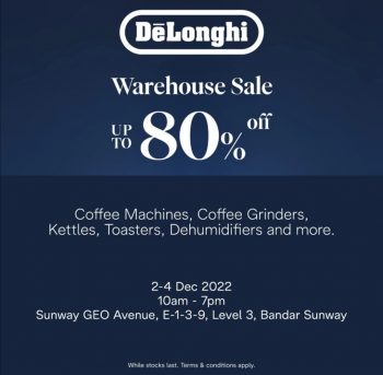 DeLonghi-Warehouse-Sale-350x343 - Electronics & Computers Home Appliances Kitchen Appliances Selangor Warehouse Sale & Clearance in Malaysia 