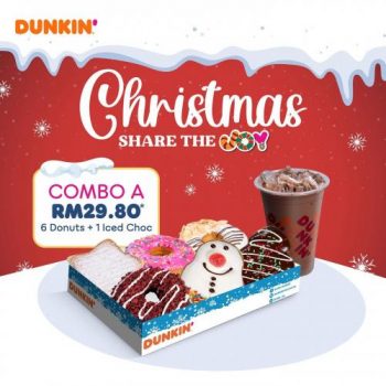 Dunkin-Christmas-Combos-Promo-350x350 - Beverages Food , Restaurant & Pub Johor Kedah Kelantan Kuala Lumpur Melaka Negeri Sembilan Pahang Penang Perak Perlis Promotions & Freebies Putrajaya Sabah Sarawak Selangor Terengganu 