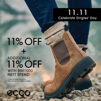 Ecco-11.11-Sale-at-Bangsar-Village-350x350 - Fashion Accessories Fashion Lifestyle & Department Store Footwear Malaysia Sales Selangor 