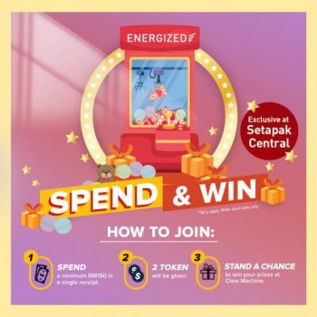 Energized-Spend-Win-Promotion-at-Setapak-Central-350x350 - Fashion Accessories Fashion Lifestyle & Department Store Kuala Lumpur Lingerie Promotions & Freebies Selangor Underwear 