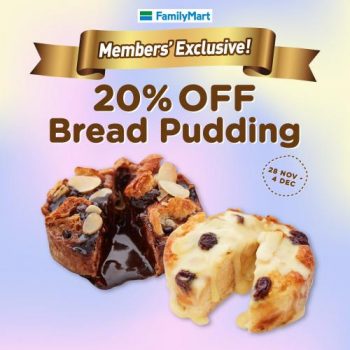 FamilyMart-Member-Bread-Pudding-Promotion-350x350 - Beverages Food , Restaurant & Pub Johor Kedah Kelantan Kuala Lumpur Melaka Negeri Sembilan Pahang Penang Perak Perlis Promotions & Freebies Putrajaya Sabah Sarawak Selangor Supermarket & Hypermarket Terengganu 