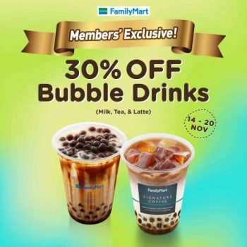 FamilyMart-Member-Bubble-Drinks-30-OFF-Promotion-350x350 - Beverages Food , Restaurant & Pub Johor Kedah Kelantan Kuala Lumpur Melaka Negeri Sembilan Pahang Penang Perak Perlis Promotions & Freebies Putrajaya Sabah Sarawak Selangor Supermarket & Hypermarket Terengganu 