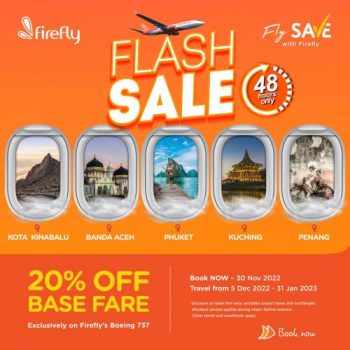 Firefly-Flash-Sale-350x350 - Air Fare Johor Kedah Kelantan Kuala Lumpur Malaysia Sales Melaka Negeri Sembilan Online Store Pahang Penang Perak Perlis Putrajaya Sabah Sarawak Selangor Sports,Leisure & Travel Terengganu 