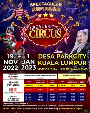 Great-British-Circus-at-Desa-ParkCity-350x438 - Events & Fairs Kuala Lumpur Others Selangor 