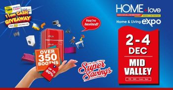 HOMElove-Home-Living-Expo-Sale-at-Mid-Valley-Exhibition-Centre-350x183 - Beddings Electronics & Computers Furniture Home & Garden & Tools Home Appliances Kitchen Appliances Kuala Lumpur Malaysia Sales Selangor 