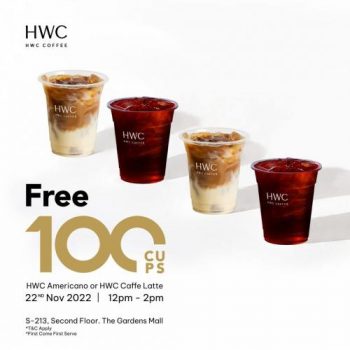 HWC-Coffee-Opening-Promotion-at-The-Gardens-Mall-350x350 - Beverages Food , Restaurant & Pub Promotions & Freebies Selangor 