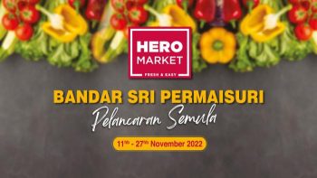 HeroMarket-ReOpening-Promotion-at-Bandar-Sri-Permaisuri-350x197 - Kuala Lumpur Promotions & Freebies Selangor Supermarket & Hypermarket 