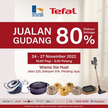 Hocatsu-Tefal-Warehouse-Sale-350x350 - Electronics & Computers Home & Garden & Tools Home Appliances Kitchenware Selangor Warehouse Sale & Clearance in Malaysia 