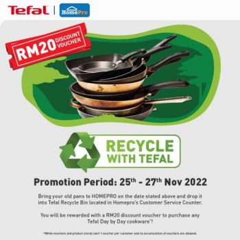 HomePro-Recycle-With-Tefal-Promotion-1-350x350 - Electronics & Computers Home Appliances Johor Kedah Kelantan Kitchen Appliances Kuala Lumpur Melaka Negeri Sembilan Pahang Penang Perak Perlis Promotions & Freebies Putrajaya Sabah Sarawak Selangor Terengganu 