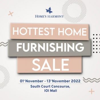 Homes-Harmony-Hottest-Home-Furnishing-Sale-at-IOI-Mall-350x350 - Beddings Furniture Home & Garden & Tools Home Decor Malaysia Sales Putrajaya Selangor 