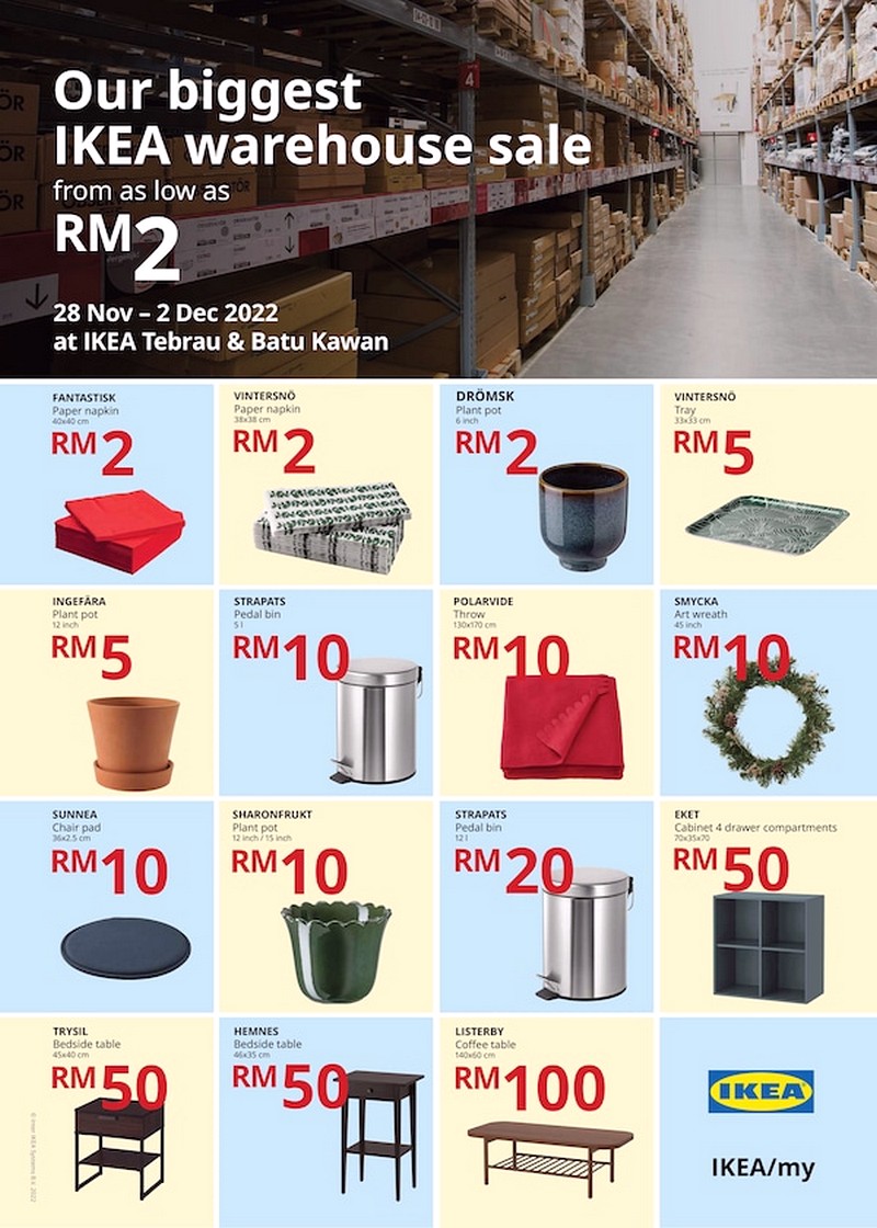 IKEA-Warehouse-Sale-Products-Clearance-Highlight-Listing-2022-Malaysia-Jualan-Gudang-Discounts-Home-Furniture-Furnishing-Decor-Table-Sofa-Small-Appliances-Accessories - Beddings Building Materials Dinnerware Flooring Furniture Home & Garden & Tools Home Decor Home Hardware Johor Kitchenware Lightings Mattress Office Furniture Penang Safety Tools & DIY Tools Sanitary & Bathroom Warehouse Sale & Clearance in Malaysia 