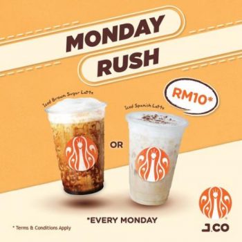 J.Co-Monday-Rush-Iced-Latte-at-RM10-Promotion-350x350 - Beverages Food , Restaurant & Pub Johor Kedah Kelantan Kuala Lumpur Melaka Negeri Sembilan Pahang Penang Perak Perlis Promotions & Freebies Putrajaya Sabah Sarawak Selangor Terengganu 