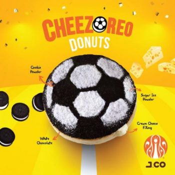 J.Co-World-Cup-CheezOreo-Donuts-Deal-350x350 - Beverages Food , Restaurant & Pub Johor Kedah Kelantan Kuala Lumpur Melaka Negeri Sembilan Pahang Penang Perak Perlis Promotions & Freebies Putrajaya Sabah Sarawak Selangor Terengganu 