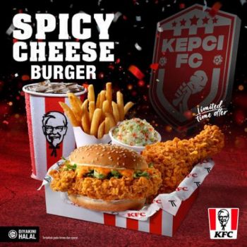 KFC-Spicy-Cheese-Burger-Promo-350x350 - Beverages Food , Restaurant & Pub Johor Kedah Kelantan Kuala Lumpur Melaka Negeri Sembilan Pahang Penang Perak Perlis Promotions & Freebies Putrajaya Sabah Sarawak Selangor Terengganu 