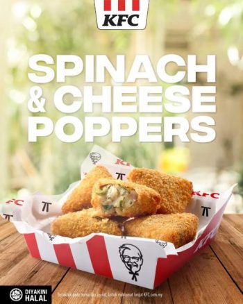 KFC-Spinach-Cheese-Poppers-Promo-350x438 - Beverages Food , Restaurant & Pub Johor Kedah Kelantan Kuala Lumpur Melaka Negeri Sembilan Pahang Penang Perak Perlis Promotions & Freebies Putrajaya Sabah Sarawak Selangor Terengganu 