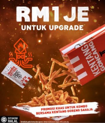 KFC-Upgrade-Fries-to-Kentang-Goncang-@-RM1-Promotion-350x410 - Beverages Fast Food Food , Restaurant & Pub Johor Kedah Kelantan Kuala Lumpur Melaka Negeri Sembilan Pahang Penang Perak Perlis Promotions & Freebies Putrajaya Sabah Sarawak Selangor Terengganu 