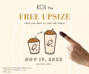 KOI-General-Election-Promotion-350x293 - Beverages Food , Restaurant & Pub Johor Kedah Kelantan Kuala Lumpur Melaka Negeri Sembilan Pahang Penang Perak Perlis Promotions & Freebies Putrajaya Sabah Sarawak Selangor Terengganu 