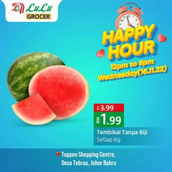 LuLu-Grocer-Happy-Hour-Promotion-at-Toppen-JB-350x350 - Johor Promotions & Freebies Supermarket & Hypermarket 