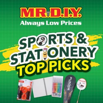 MR-DIY-Sports-Stationery-Top-Picks-Promotion-350x350 - Books & Magazines Johor Kedah Kelantan Kuala Lumpur Melaka Negeri Sembilan Others Pahang Penang Perak Perlis Promotions & Freebies Putrajaya Sabah Sarawak Selangor Stationery Terengganu 