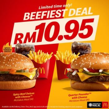 McDonalds-Beefiest-Deal-for-RM10.95-Promotion-350x349 - Beverages Food , Restaurant & Pub Johor Kedah Kelantan Kuala Lumpur Melaka Negeri Sembilan Pahang Penang Perak Perlis Promotions & Freebies Putrajaya Sabah Sarawak Selangor Terengganu 