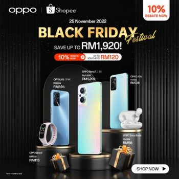 OPPO-Shopee-Black-Friday-Sale-350x350 - Electronics & Computers IT Gadgets Accessories Johor Kedah Kelantan Kuala Lumpur Malaysia Sales Melaka Mobile Phone Negeri Sembilan Online Store Pahang Penang Perak Perlis Putrajaya Sabah Sarawak Selangor Terengganu 