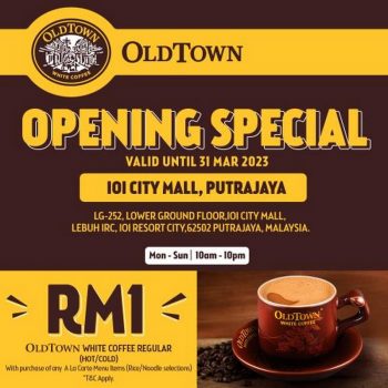 Oldtown-Opening-Promotion-at-IOI-City-Mall-1-350x350 - Beverages Food , Restaurant & Pub Promotions & Freebies Putrajaya 