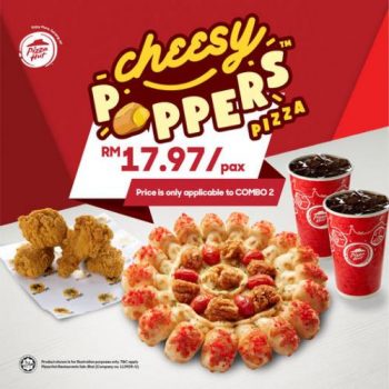 Pizza-Hut-Cheesy-Poppers-Pizza-Combo-2-Promotion-350x350 - Beverages Food , Restaurant & Pub Johor Kedah Kelantan Kuala Lumpur Melaka Negeri Sembilan Online Store Pahang Penang Perak Perlis Pizza Promotions & Freebies Putrajaya Sabah Sarawak Selangor Terengganu 