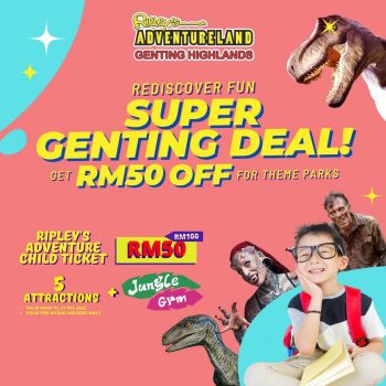 Ripleys-Adventureland-Super-Genting-Deal-1-350x350 - Pahang Promotions & Freebies Sports,Leisure & Travel Theme Parks 