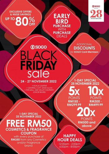 SOGO-Black-Friday-Sale-350x495 - Johor Kuala Lumpur Selangor Supermarket & Hypermarket 