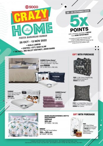 SOGO-Crazy-About-Home-Promotion-350x495 - Johor Kuala Lumpur Promotions & Freebies Selangor Supermarket & Hypermarket 