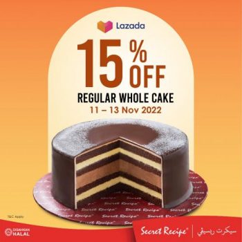 Secret-Recipe-Lazada-11.11-Promotion-2-350x350 - Beverages Cake Food , Restaurant & Pub Johor Kedah Kelantan Kuala Lumpur Melaka Negeri Sembilan Pahang Penang Perak Perlis Promotions & Freebies Putrajaya Sabah Sarawak Selangor Terengganu 