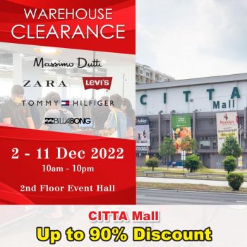 Shoppers-Hub-Warehouse-Clearance-Sale-at-CITTA-Mall-350x350 - Apparels Fashion Accessories Fashion Lifestyle & Department Store Selangor Warehouse Sale & Clearance in Malaysia 