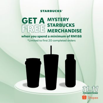 Starbucks-11.11-Promotion-on-Shopee-3-350x350 - Beverages Food , Restaurant & Pub Johor Kedah Kelantan Kuala Lumpur Melaka Negeri Sembilan Pahang Penang Perak Perlis Promotions & Freebies Putrajaya Sabah Sarawak Selangor Terengganu 