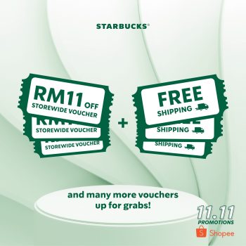 Starbucks-11.11-Promotion-on-Shopee-4-350x350 - Beverages Food , Restaurant & Pub Johor Kedah Kelantan Kuala Lumpur Melaka Negeri Sembilan Pahang Penang Perak Perlis Promotions & Freebies Putrajaya Sabah Sarawak Selangor Terengganu 