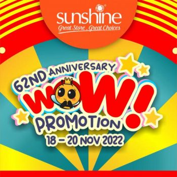 Sunshine-62nd-Anniversary-WOW-Promotion-350x349 - Penang Promotions & Freebies Supermarket & Hypermarket 
