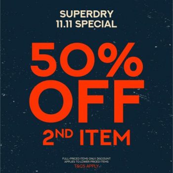 Superdry-11.11-Sale-350x350 - Apparels Fashion Accessories Fashion Lifestyle & Department Store Johor Kedah Kelantan Kuala Lumpur Malaysia Sales Melaka Negeri Sembilan Online Store Pahang Penang Perak Perlis Putrajaya Sabah Sarawak Selangor Terengganu 