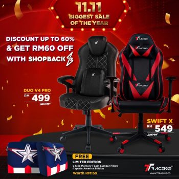 TTRacing-11.11-Biggest-Sale-of-the-Year-1-350x350 - Computer Accessories Electronics & Computers Johor Kedah Kelantan Kuala Lumpur Malaysia Sales Melaka Negeri Sembilan Pahang Penang Perak Perlis Putrajaya Sabah Sarawak Selangor Terengganu 