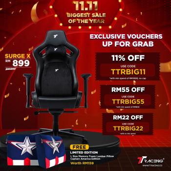 TTRacing-11.11-Biggest-Sale-of-the-Year-2-350x350 - Computer Accessories Electronics & Computers Johor Kedah Kelantan Kuala Lumpur Malaysia Sales Melaka Negeri Sembilan Pahang Penang Perak Perlis Putrajaya Sabah Sarawak Selangor Terengganu 