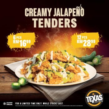 Texas-Chicken-Creamy-Jalapeno-Tenders-Promo-350x350 - Beverages Food , Restaurant & Pub Johor Kedah Kelantan Kuala Lumpur Melaka Negeri Sembilan Pahang Penang Perak Perlis Promotions & Freebies Putrajaya Sabah Sarawak Selangor Terengganu 