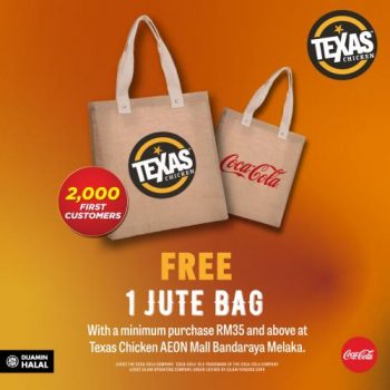 Texas-Chicken-Opening-Promotion-at-AEON-Mall-Bandaraya-Melaka-2-350x350 - Beverages Food , Restaurant & Pub Melaka Promotions & Freebies 