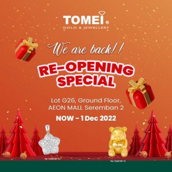 Tomei-Re-Opening-Promotion-at-AEON-Mall-Seremban-2-350x350 - Gifts , Souvenir & Jewellery Jewels Negeri Sembilan Promotions & Freebies 