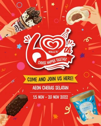 Walls-60th-Birthday-Celebration-Promotion-at-AEON-Cheras-Selatan-350x437 - Beverages Food , Restaurant & Pub Promotions & Freebies Selangor 