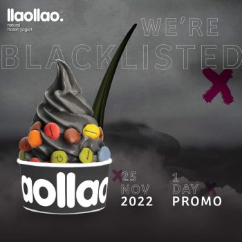 llaollao-Limited-Edition-Black-froyo-2022-Promo-350x350 - Beverages Fast Food Food , Restaurant & Pub Johor Kedah Kelantan Kuala Lumpur Melaka Negeri Sembilan Pahang Penang Perak Perlis Promotions & Freebies Putrajaya Sabah Sarawak Selangor Terengganu 