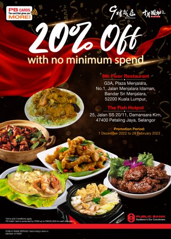 9th-Floor-Restaurant-and-The-Fish-Hotpot-Special-Deal-with-Public-Bank-350x488 - Bank & Finance Beverages Food , Restaurant & Pub Kuala Lumpur Promotions & Freebies Public Bank Selangor 