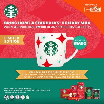 AEON-BiG-Free-Starbucks-Holiday-Mug-Promotion-350x350 - Johor Kedah Kelantan Kuala Lumpur Melaka Negeri Sembilan Pahang Penang Perak Perlis Promotions & Freebies Putrajaya Sabah Sarawak Selangor Supermarket & Hypermarket Terengganu 