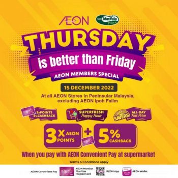 AEON-Supermarket-Thursday-Happy-Hour-Promotion-350x350 - Johor Kedah Kelantan Kuala Lumpur Melaka Negeri Sembilan Pahang Penang Perak Perlis Promotions & Freebies Putrajaya Sabah Sarawak Selangor Supermarket & Hypermarket Terengganu 
