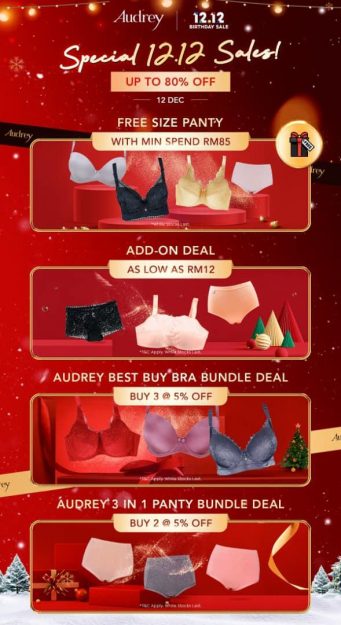 Audrey-Shopee-12.12-Sale-341x625 - Fashion Accessories Fashion Lifestyle & Department Store Johor Kedah Kelantan Kuala Lumpur Lingerie Malaysia Sales Melaka Negeri Sembilan Online Store Pahang Penang Perak Perlis Putrajaya Sabah Sarawak Selangor Terengganu Underwear 